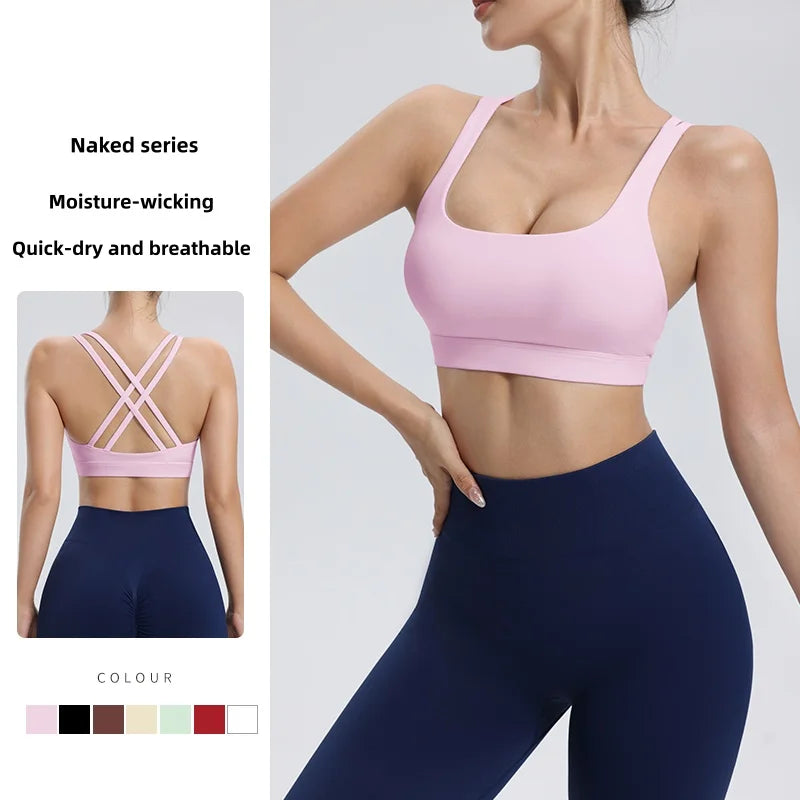 Quick-Dry Seamless Yoga Bra