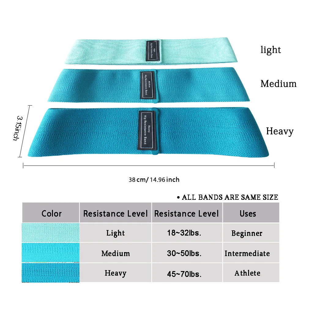Non-Curl Hip Resistance Band