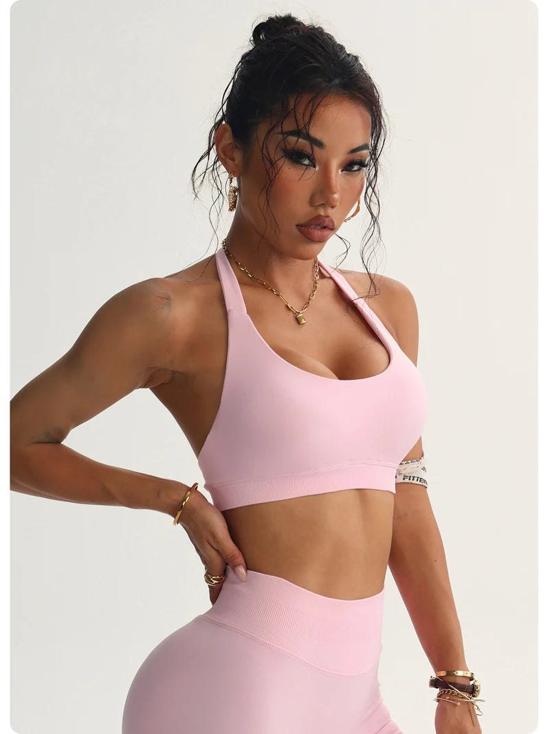 Halter Seamless Padded Bra