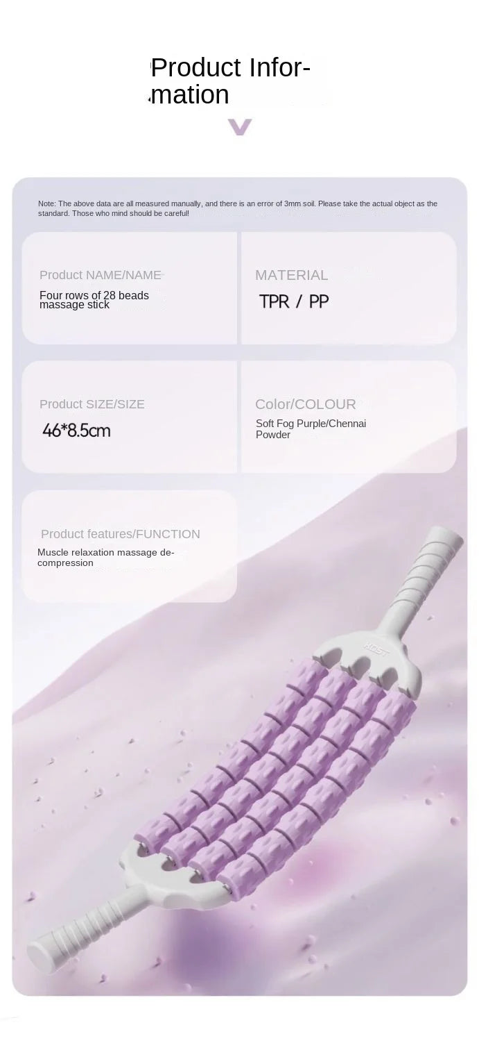 Portable Knobbed Muscle Roller