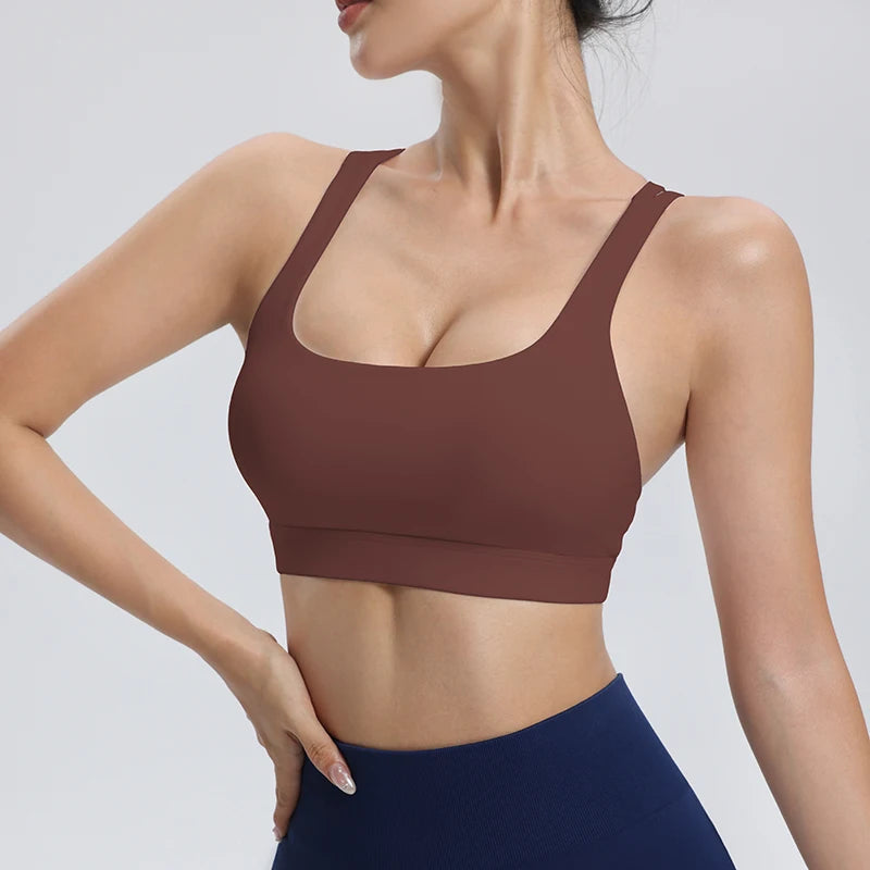Quick-Dry Seamless Yoga Bra