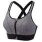 Front-Zip Support Sports Bra