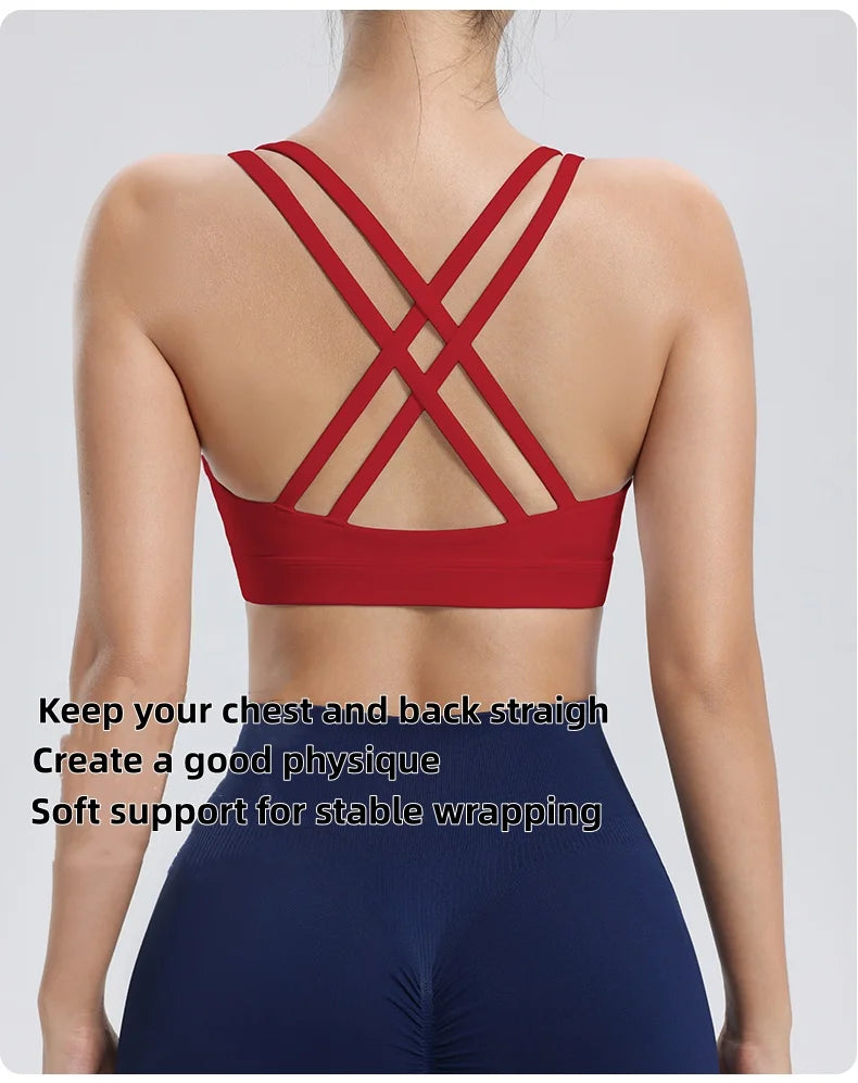 Quick-Dry Seamless Yoga Bra