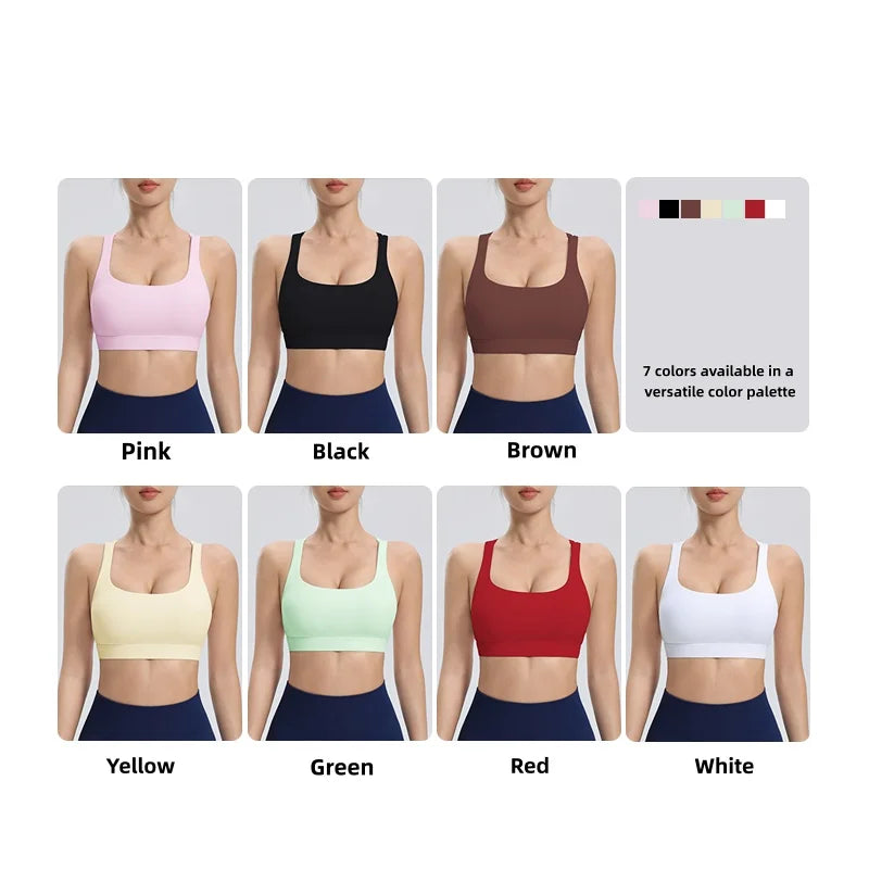 Quick-Dry Seamless Yoga Bra
