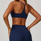 Cross-Back Breathable Yoga Bra