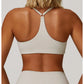 Cross-Back Breathable Yoga Bra