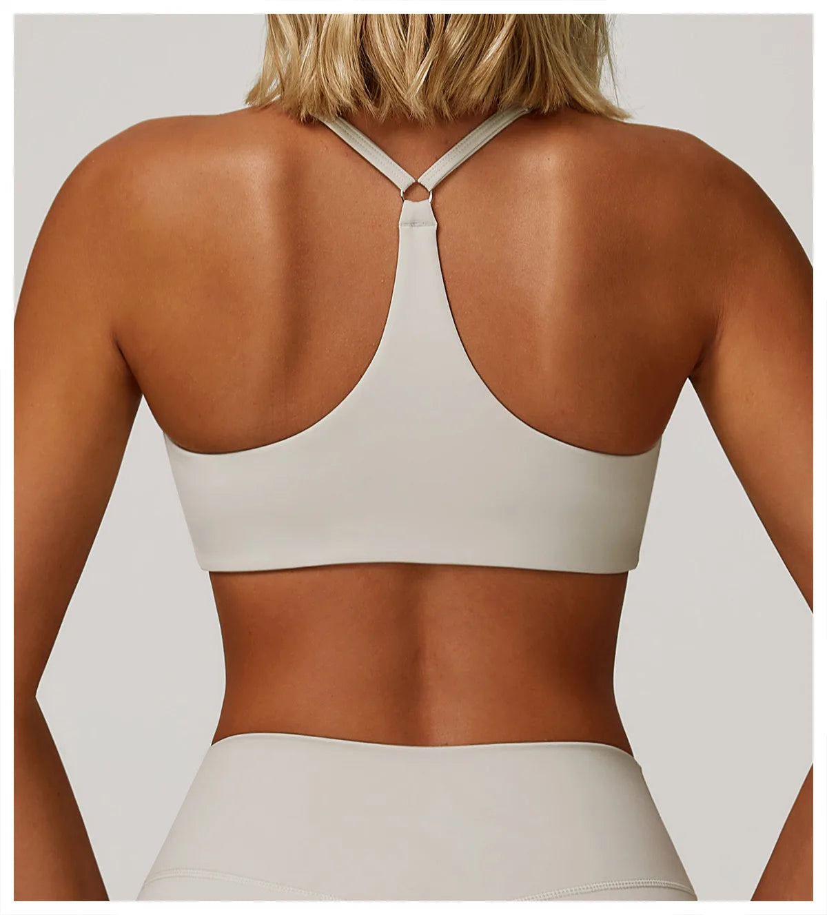 Cross-Back Breathable Yoga Bra