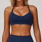 Cross-Back Breathable Yoga Bra