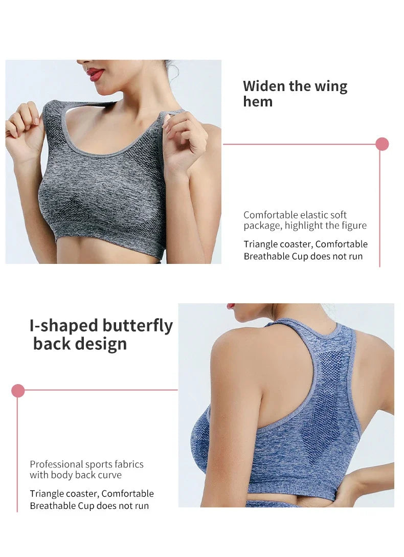 Push-Up Breathable Yoga Bra