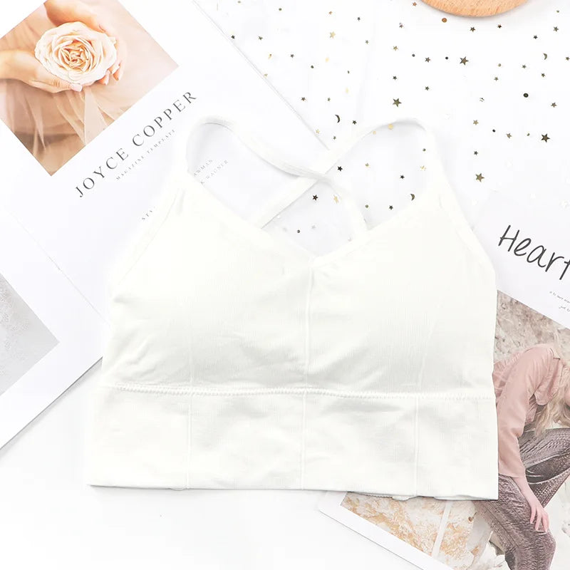 Cross-Strap Push-Up Bra