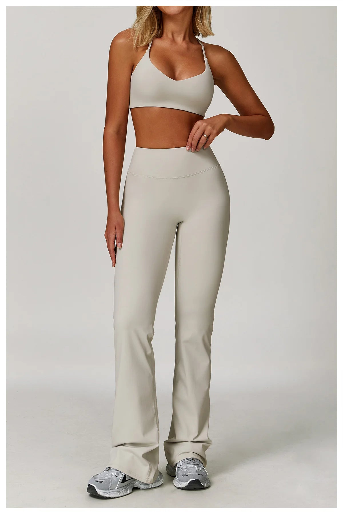 Cross-Back Breathable Yoga Bra