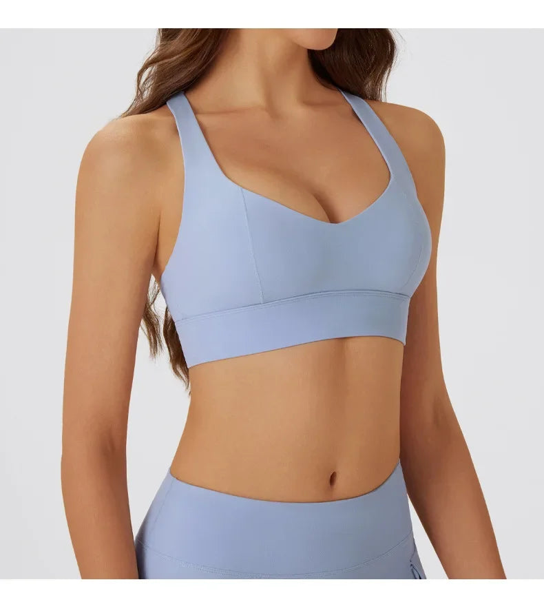 Removable Pad Halter Bra