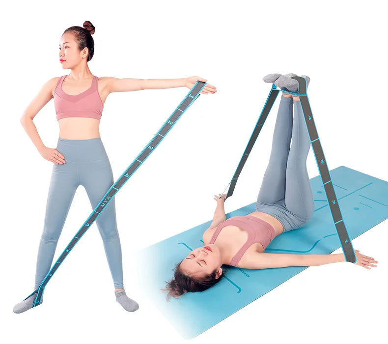 Looped Yoga Stretch Strap