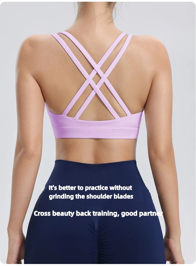 Quick-Dry Seamless Yoga Bra