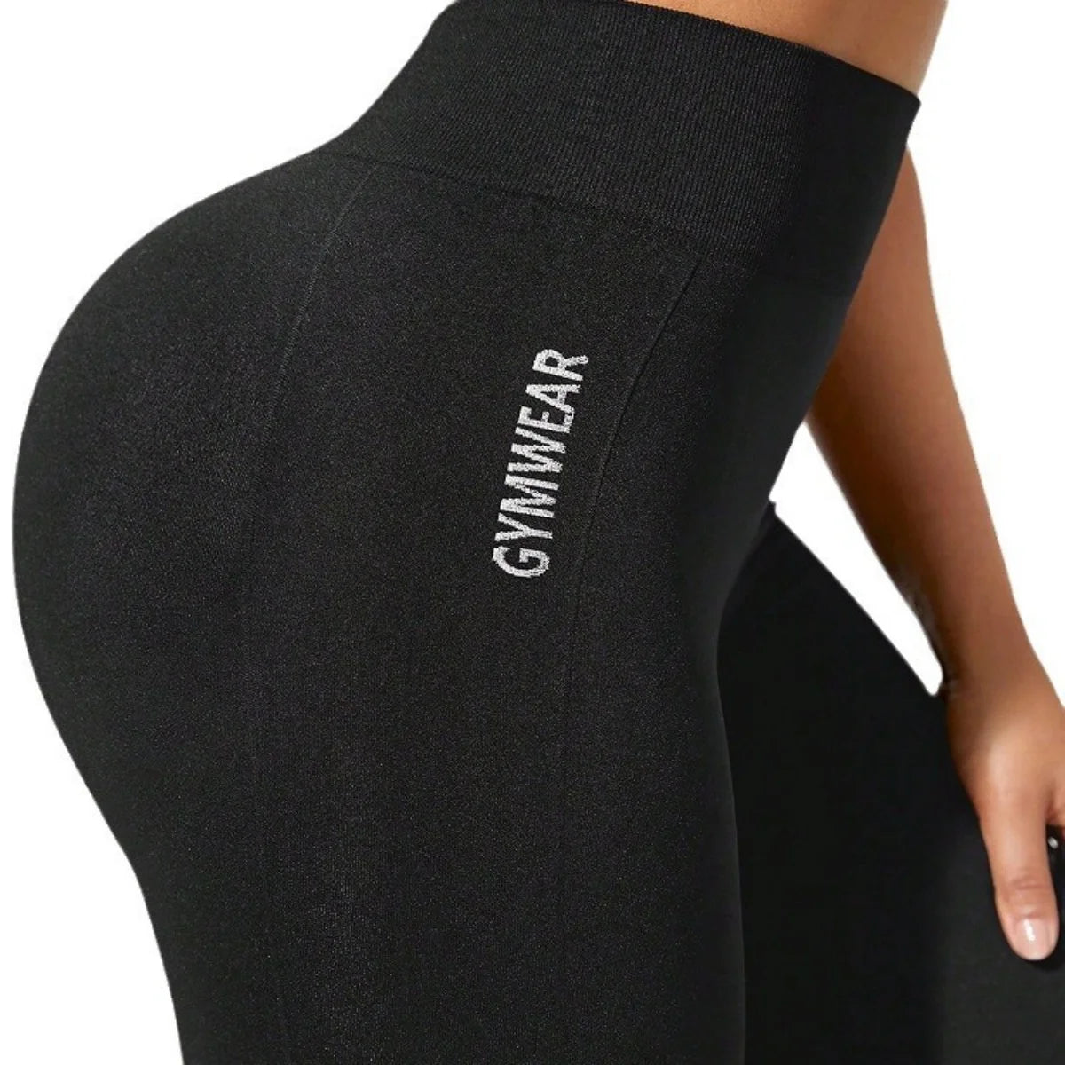 Tummy-Control Black Leggings