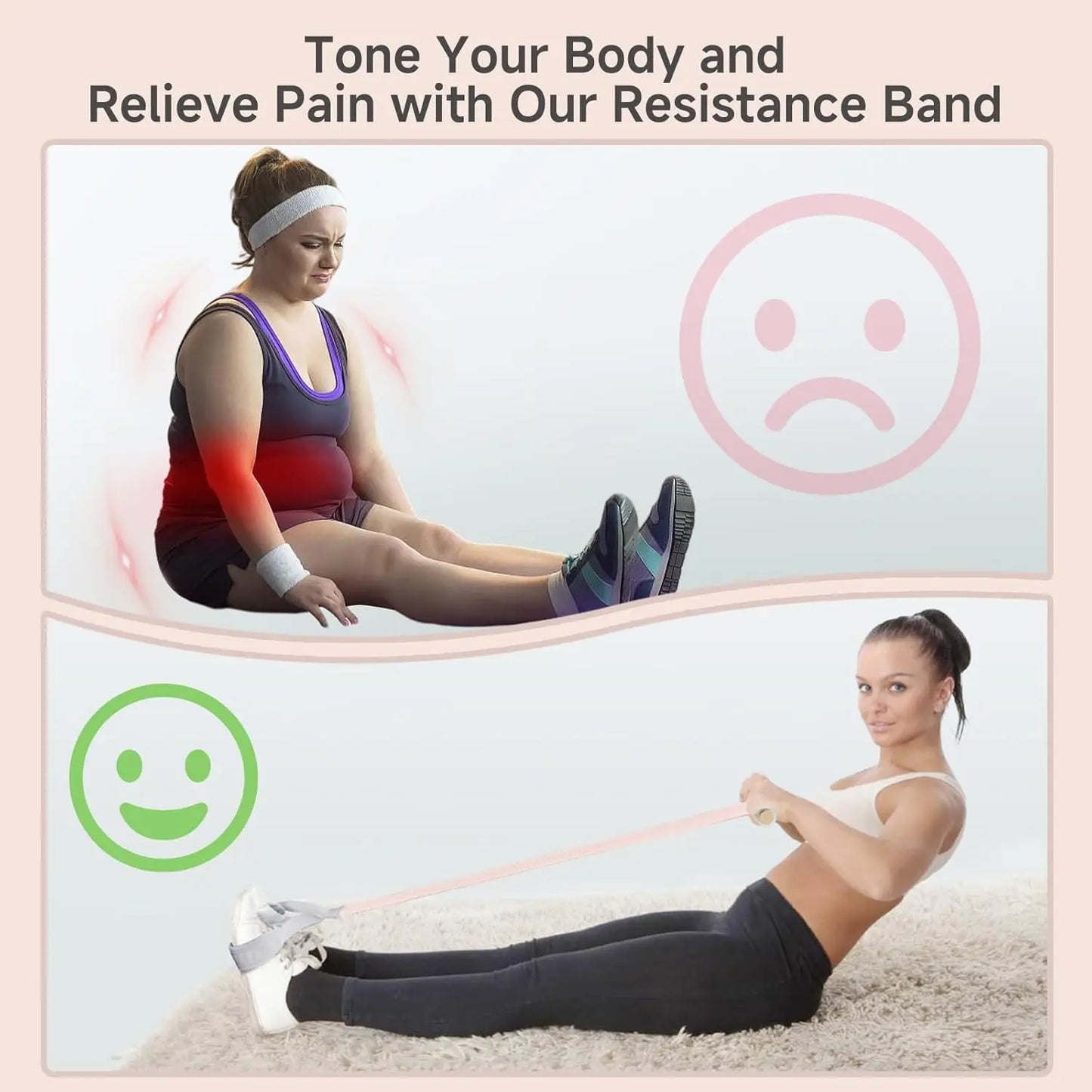 Sit-Up Pull Rope Band