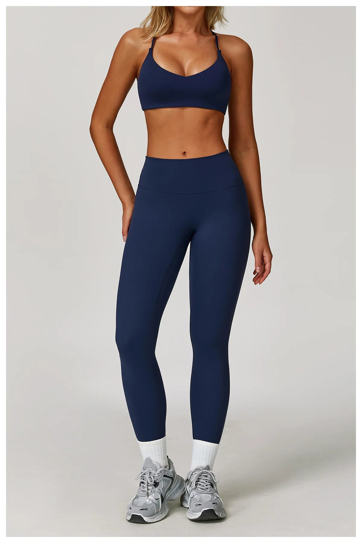 Cross-Back Breathable Yoga Bra