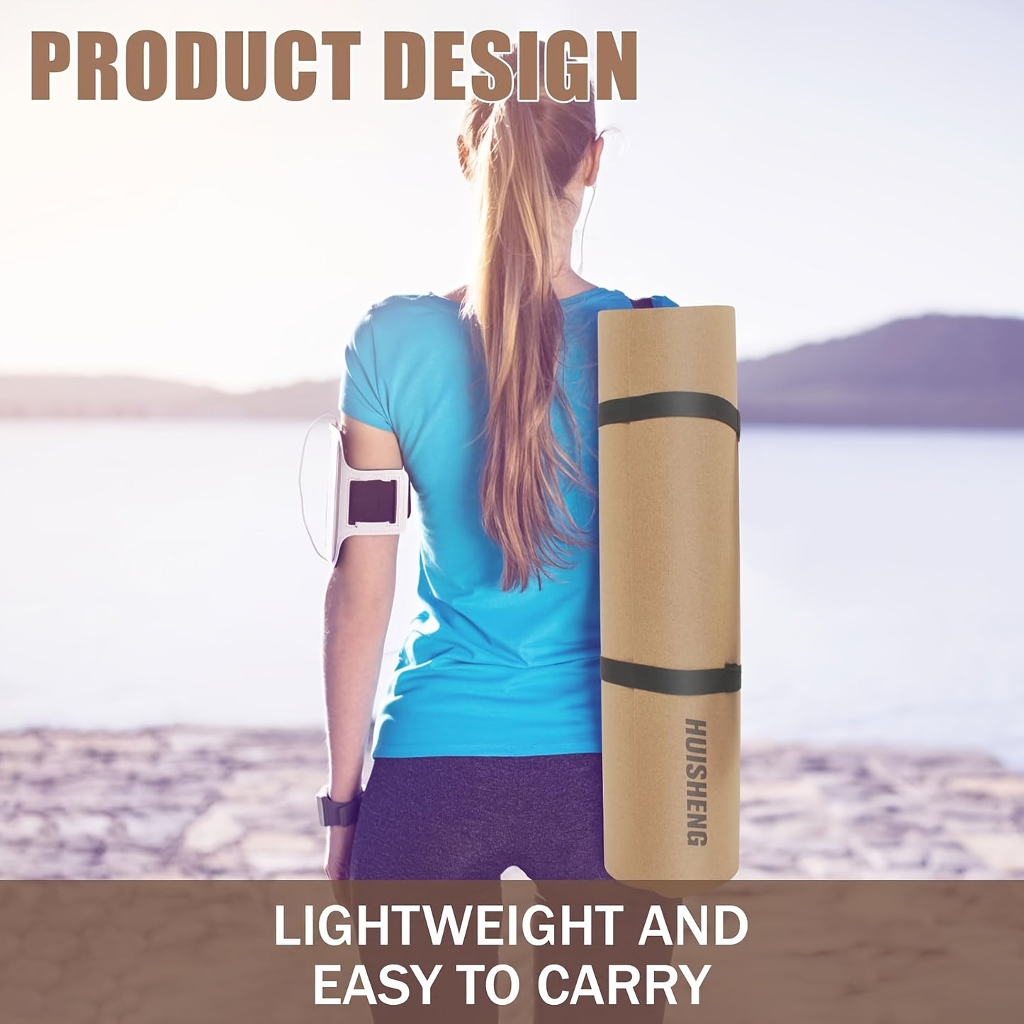 Foldable Cork Yoga Mat 5mm