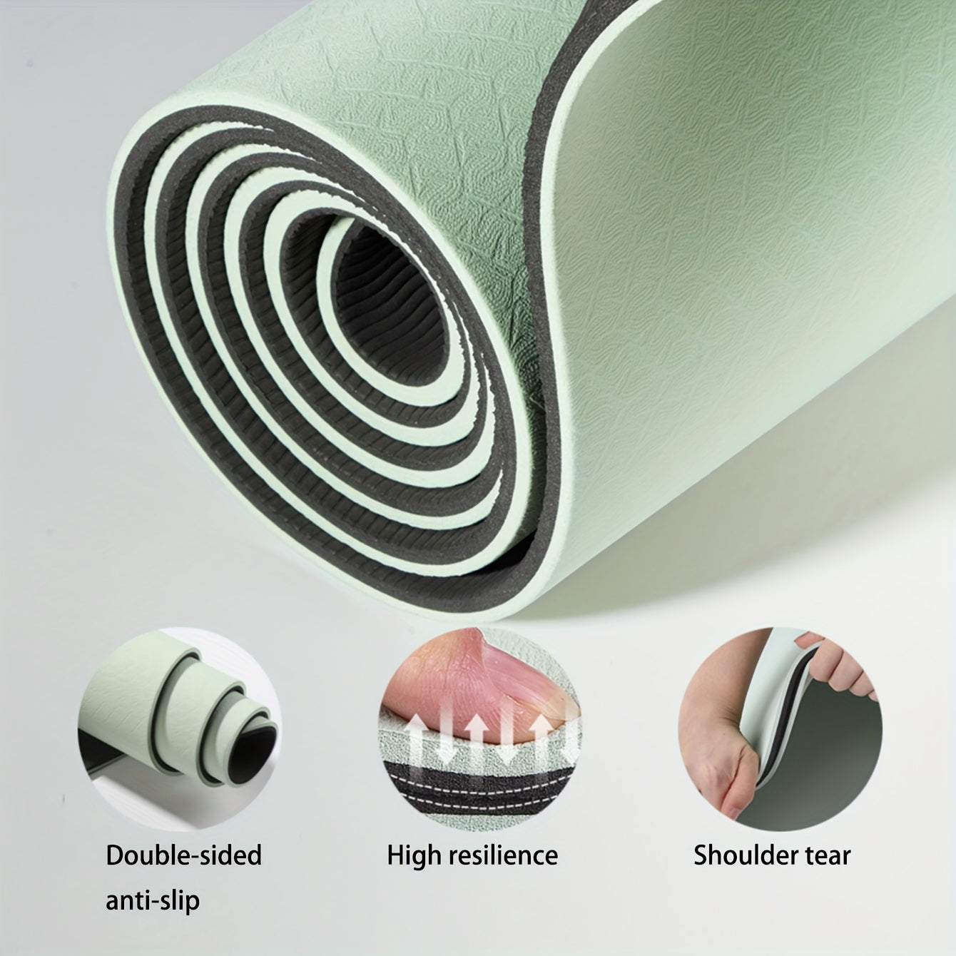 TPE Alignment Yoga Mat